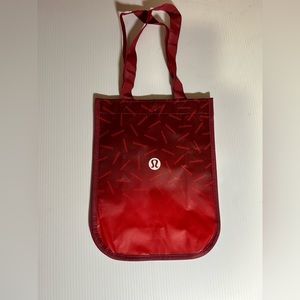 lululemon holiday small shopping bag tote